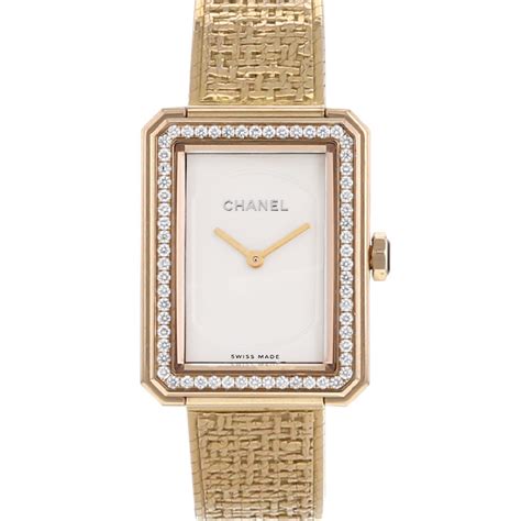 chanel boyfriend|Chanel boyfriend tweed watch.